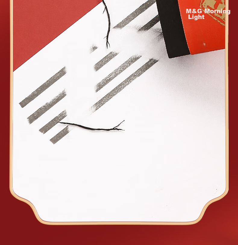 Набор для первоклассника M&G "Молитва и благословение" - Автоматический карандаш 2B, стержни, линейка, ластик. Специализированный набор для экзаменов.