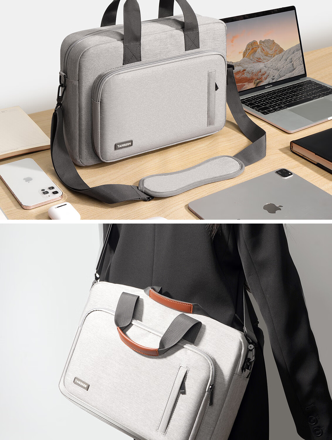 Рюкзак Taikesen для ноутбука Apple Macbook 14 дюймов, Lenovo, Huawei, деловой, унисекс