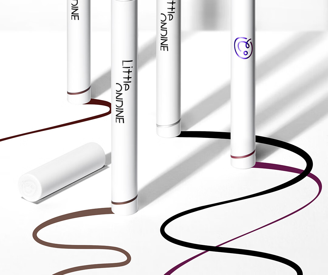 小奥汀（littleondine）眼线笔绚彩玩色眼线液笔01黑色0.5ml(防水防汗不晕染极细 送礼物)