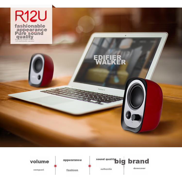 Компьютерные колонки Edifier R12U, 2.0, USB, 3.5 мм, белые