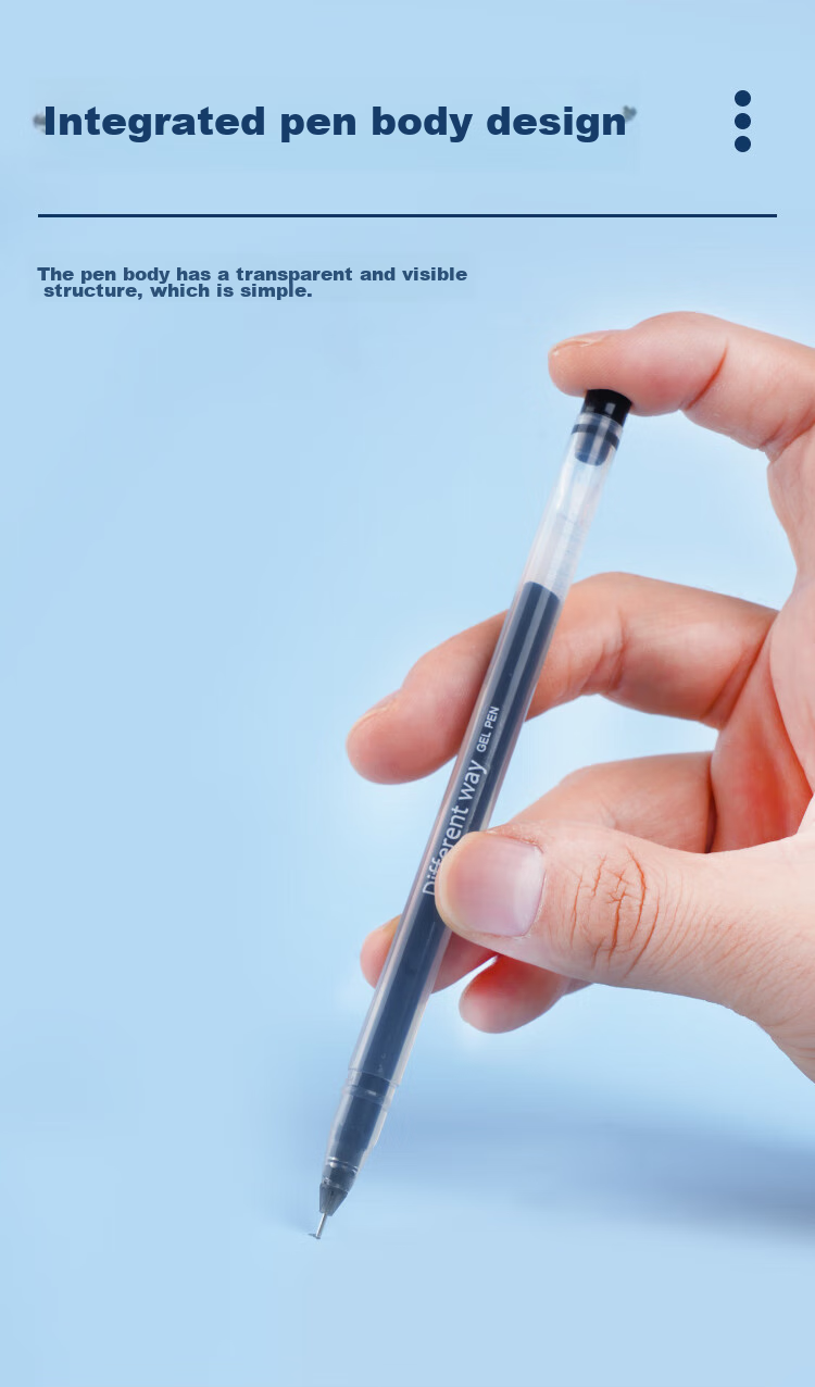 Ручка TRUECOLOR GP118, 0.5 мм, черная, набор 12 шт., для экзаменов, офиса, бизнеса