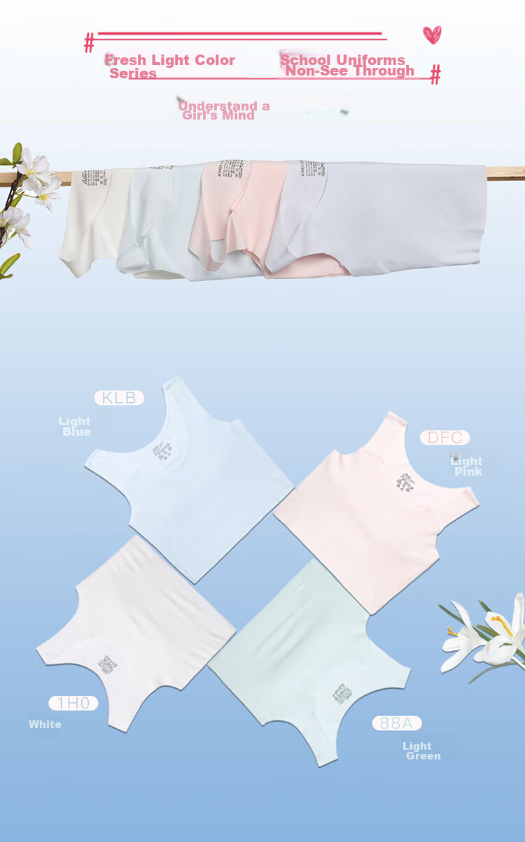 Aimer kids Комплект из 2-х трусов-шорт для девочек, модель AJ111242, цвет светло-розовый, размер 160