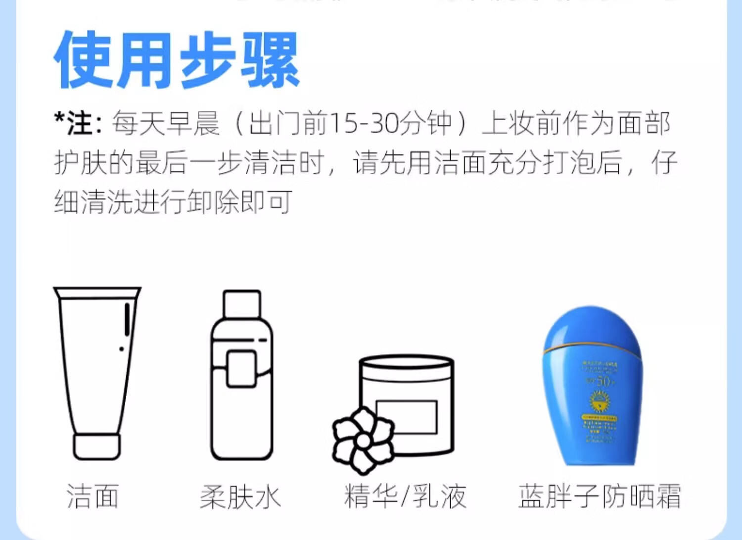 海洋主义蓝胖子防晒霜面部身体隔离美白防水防汗清爽户外军训男女通用 50ml 【防晒+美白】清爽不粘不搓