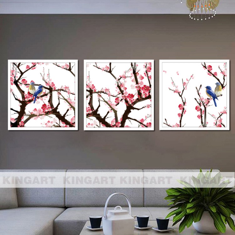 
                                        锦艺 时尚百搭装饰画现代简约 壁画 三联画客厅沙发墙画 卧室床头有框画 挂画油画 B111 G款三联画价格 60*60                