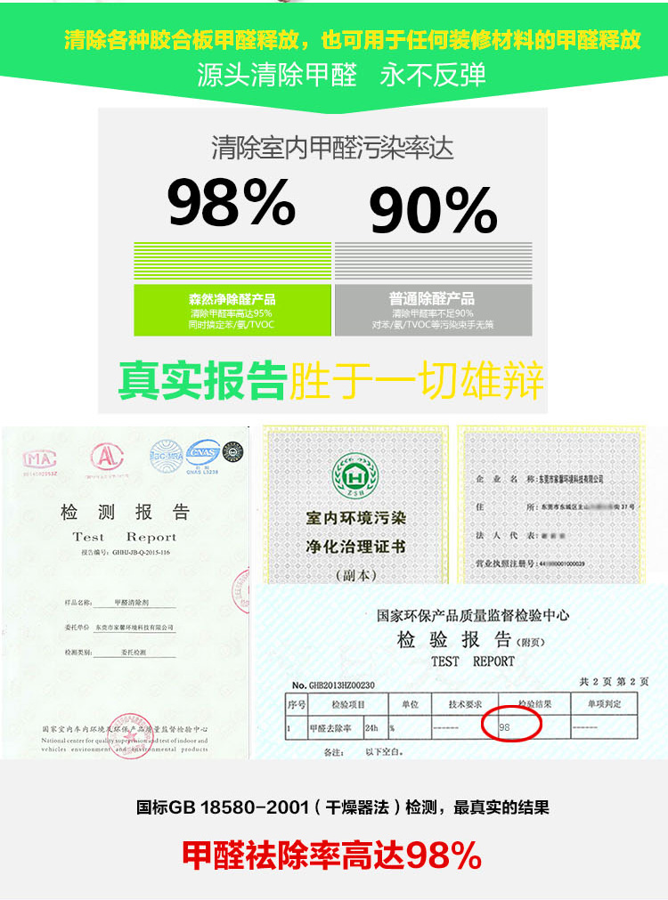 
                                        森然净 净化除味新房装修除甲醛清除剂强力型光触媒去除甲醛喷雾家具除油漆味 通用款 5 0 0 g /    单包装                