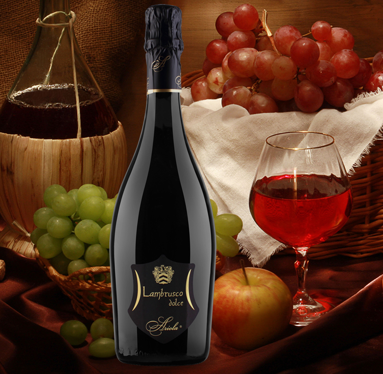 意大利进口lambrusco红酒低醇起泡酒婚庆情侣
