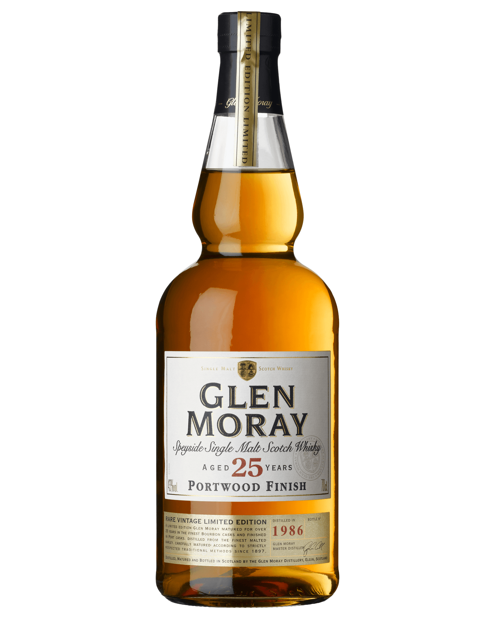 【京东超市】格兰莫雷（Glen Moray）洋酒 经典 泥煤味 斯佩塞 单一麦芽 威士忌 700ml-京东