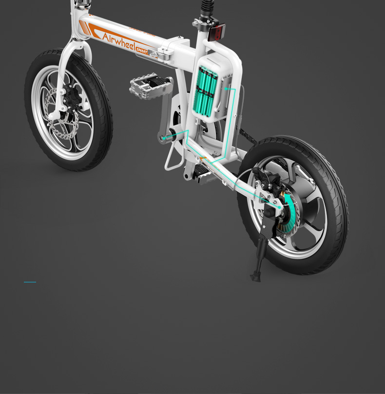 电动车电动自行车可折叠代步车电动助力车电瓶车 男女通用 黑色-京东