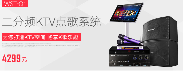 威斯汀（WESTDING) 家庭KTV音响套装家用卡拉OK高...-京东