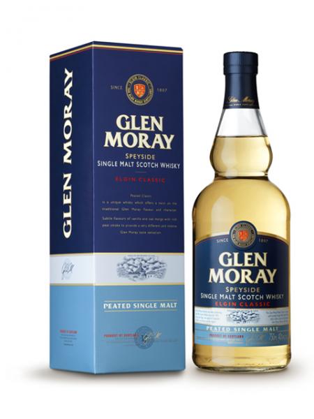 【京东超市】格兰莫雷（Glen Moray）洋酒 经典 泥煤味 斯佩塞 单一麦芽 威士忌 700ml-京东