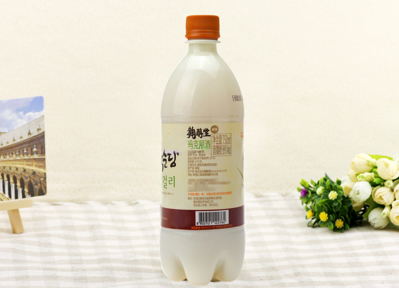 【京东超市】麴醇堂（KOOKSOONDANG）米酒 韩国进口玛克丽米酒（原味）750ml*2瓶 连包-京东