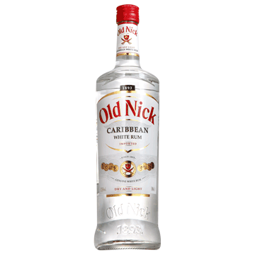 老尼克（Old Nick）洋酒 白 朗姆酒 1L-京东