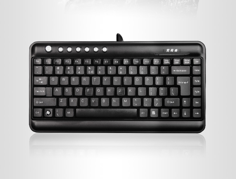 双飞燕（A4TECH）KL-5 有线键盘 电脑键盘 笔记本键盘 迷你小键盘USB接口-京东