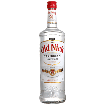 老尼克（Old Nick）洋酒 白 朗姆酒 1L-京东