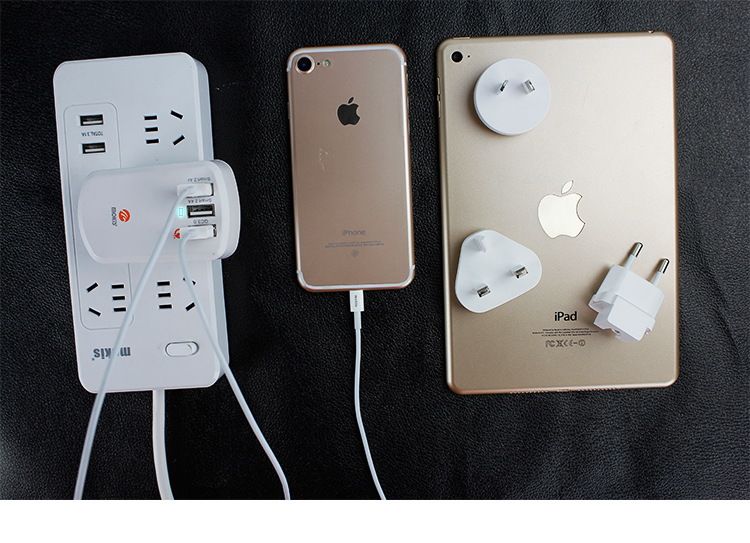 充充电器闪充充电头/3口usb充电器/电源适配器 适用苹果安卓手机平板