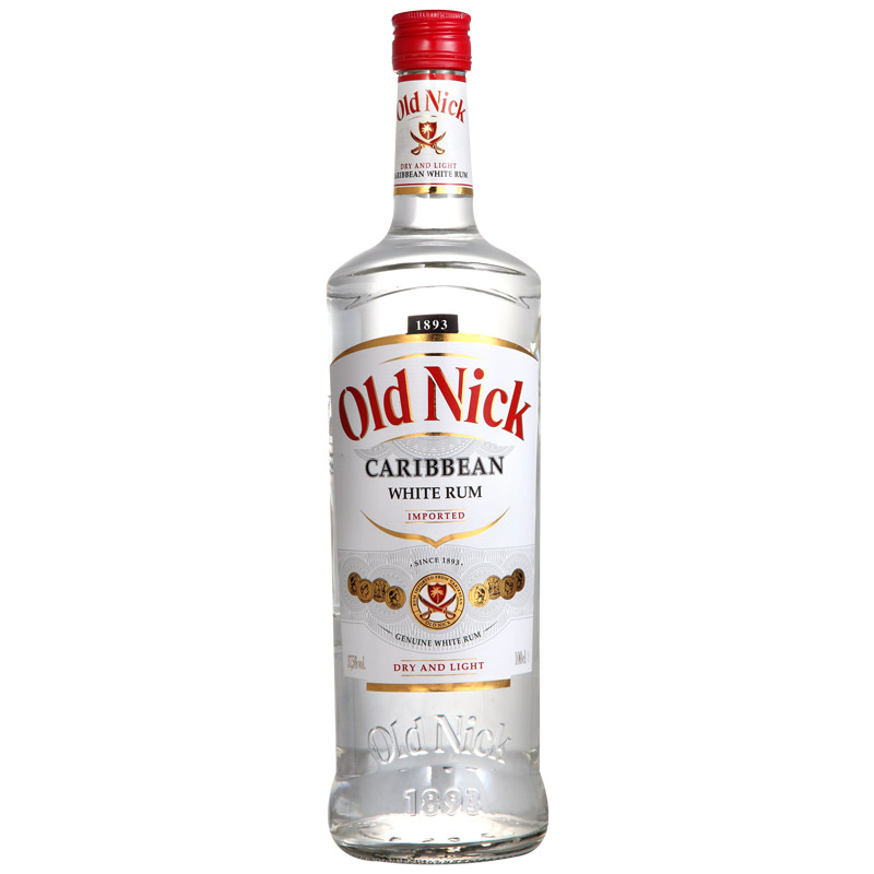 老尼克 （Old Nick）洋酒 白 朗姆酒 700ml-京东