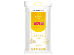 【京东超市】金龙鱼 面粉 高筋麦芯小麦粉5KG(产品包装：塑...