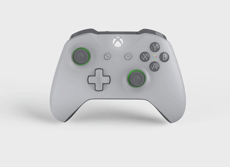 微软(microsoft) xbox无线控制器/手柄 页岩灰 | 带3.