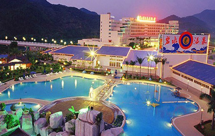 人无限次浸泡温泉+免费使用矿泉游泳池,流溪河