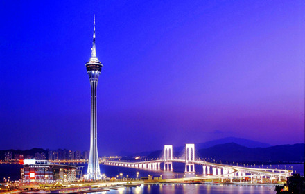 名越国际旅行社澳门观光塔门票1张,节假日通用