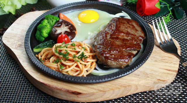 上岛黑椒牛排意面双人 团购 - 京东团购西安站