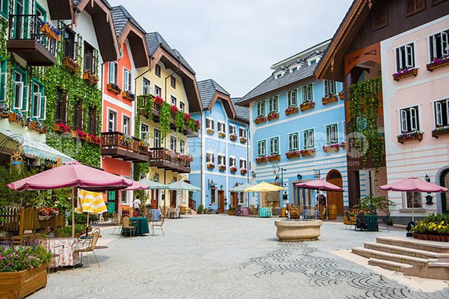 惠州西湖、奥地利小镇