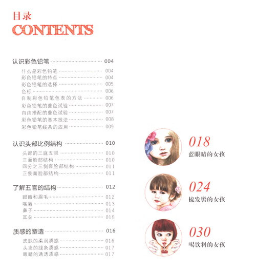 彩鉛人物教程