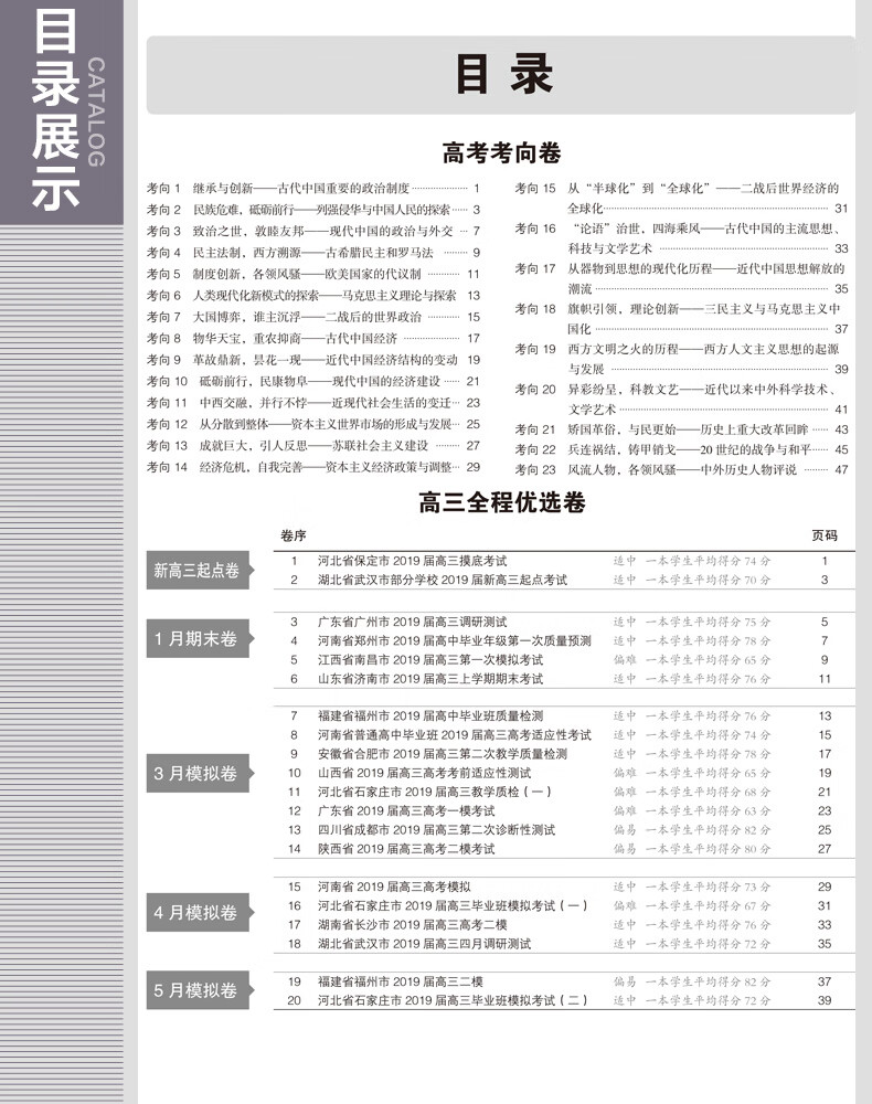 全程優(yōu)選卷