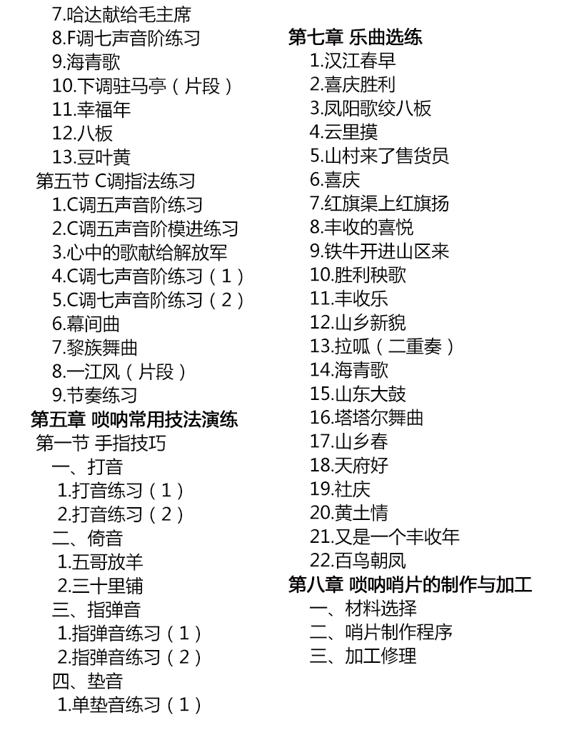嗩吶基礎(chǔ)教程