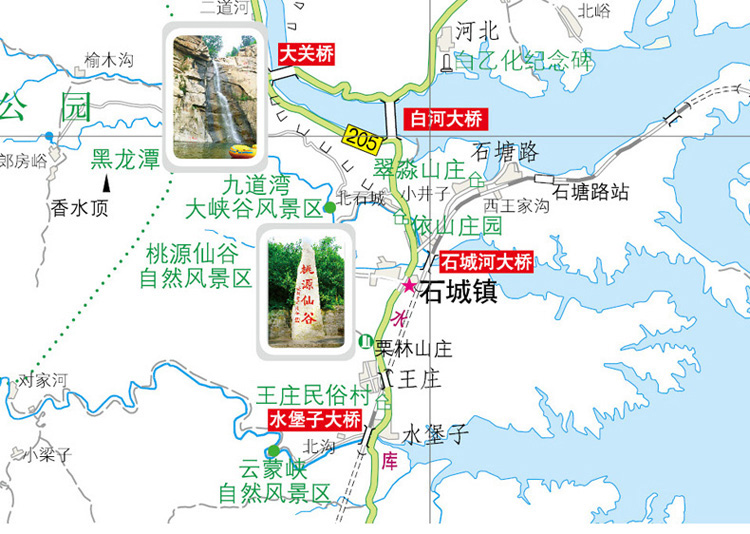 旅游/地图 旅游地图 密云县交通旅游图