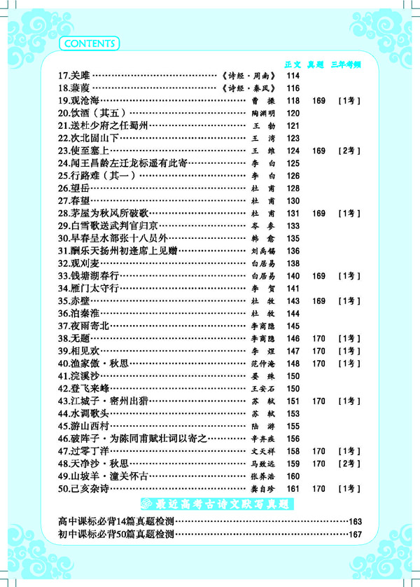 古詩文2019