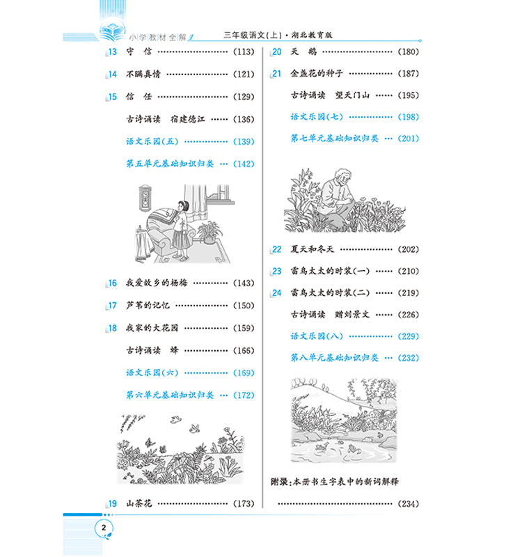 小學(xué)全解三年級