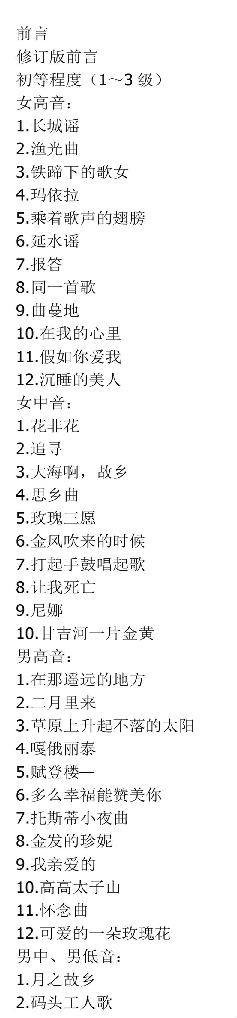 聲樂曲集