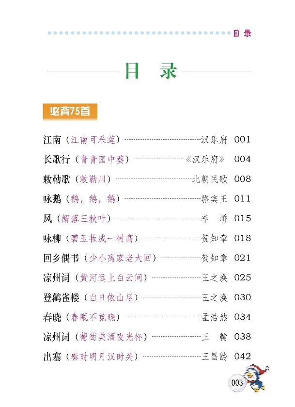 小學(xué)生古詩詞