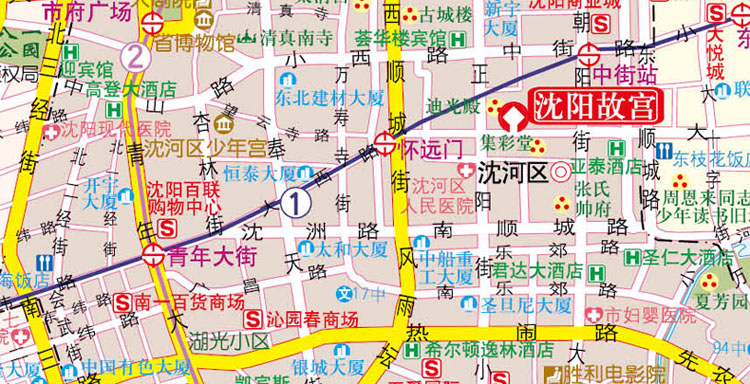 2017沈阳CiTY城市地图(随图附赠沈阳公交线路