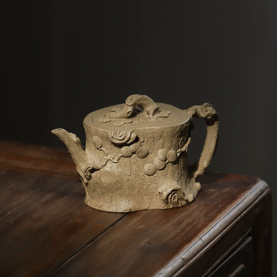 「松桩壶」紫砂国宝复刻