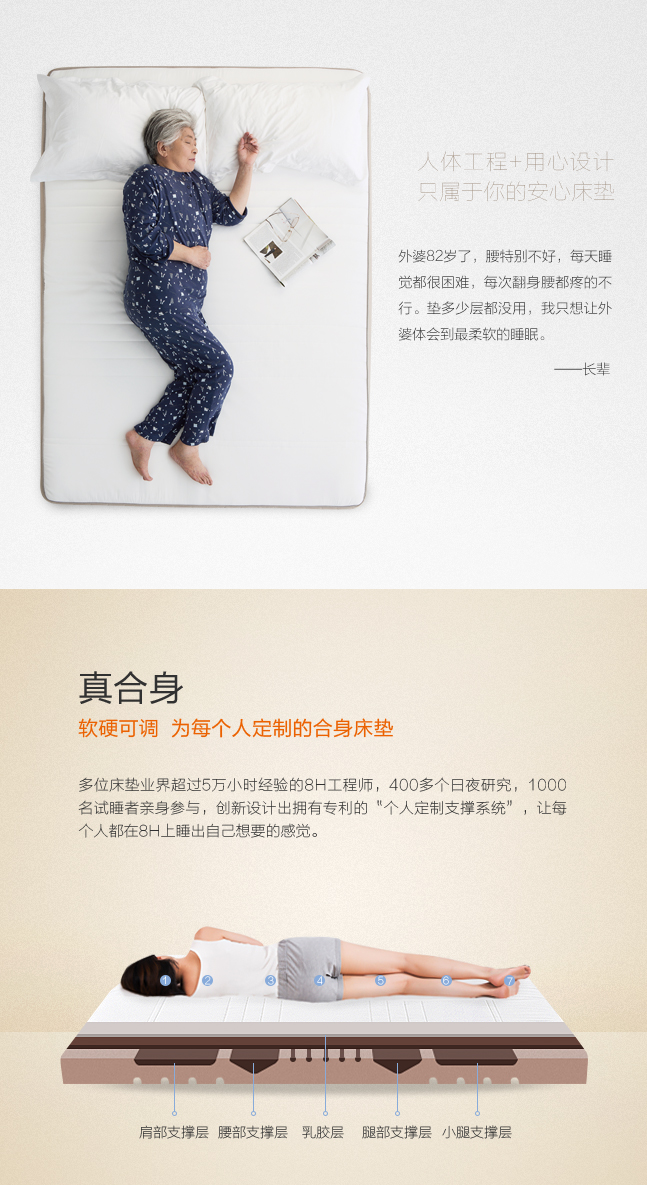 8H床垫 软硬随变-设计众筹-京东众筹