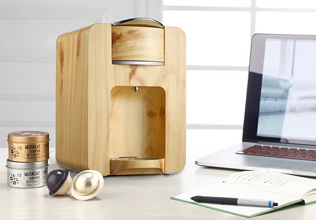 叮咚茶饮机 本源木纹