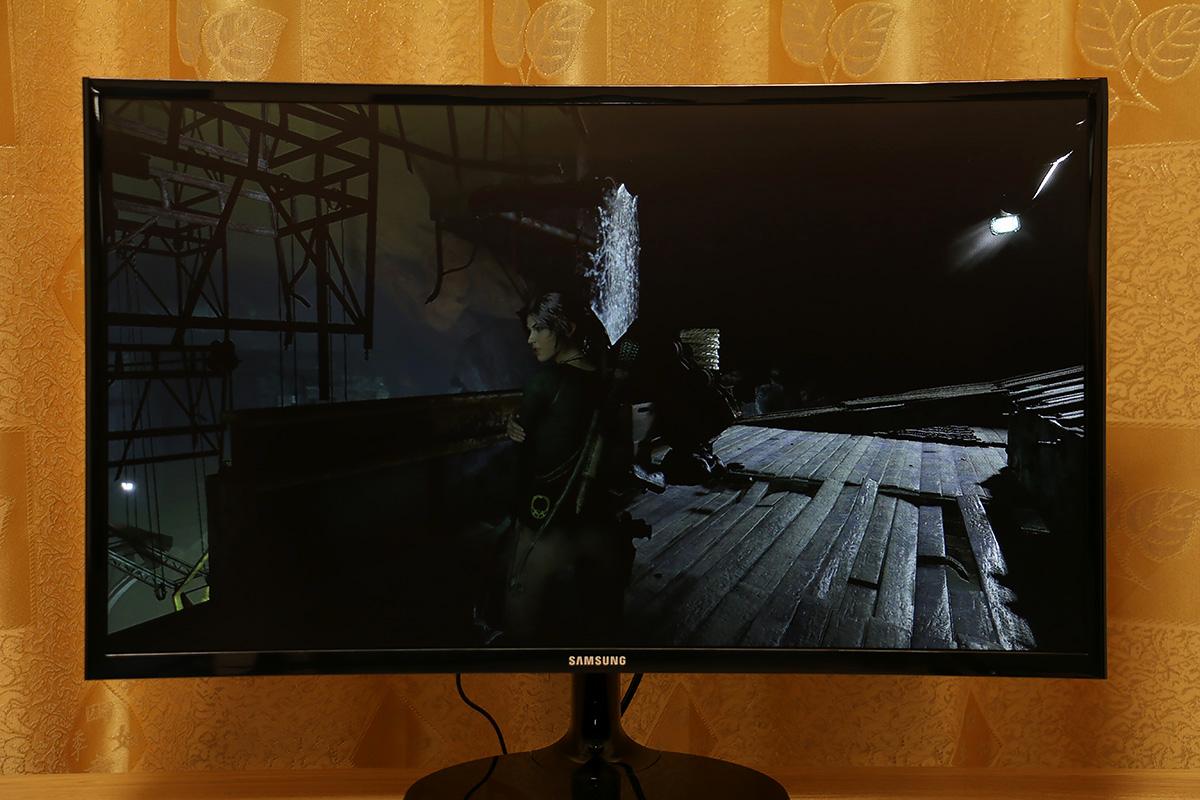 体验弯了的感觉三星c27f390f27寸曲面显示器开箱简测