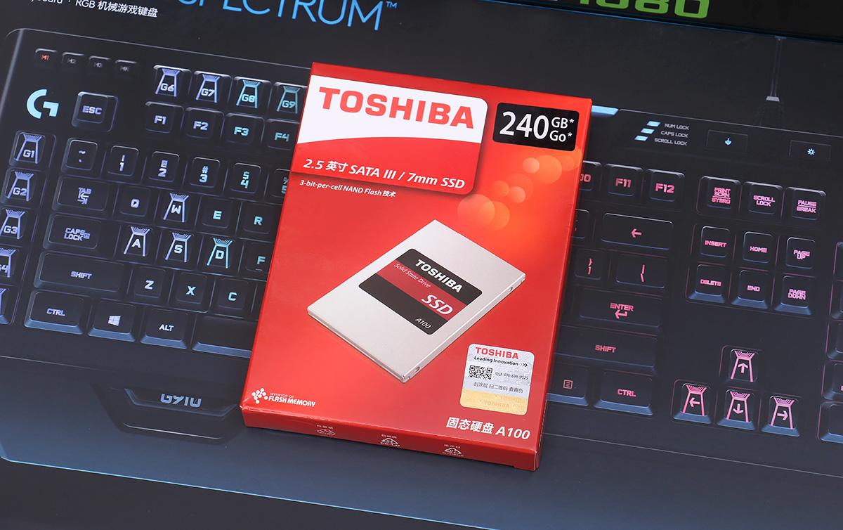 七代酷睿处理器助攻,东芝a100系列240g固态硬盘简测