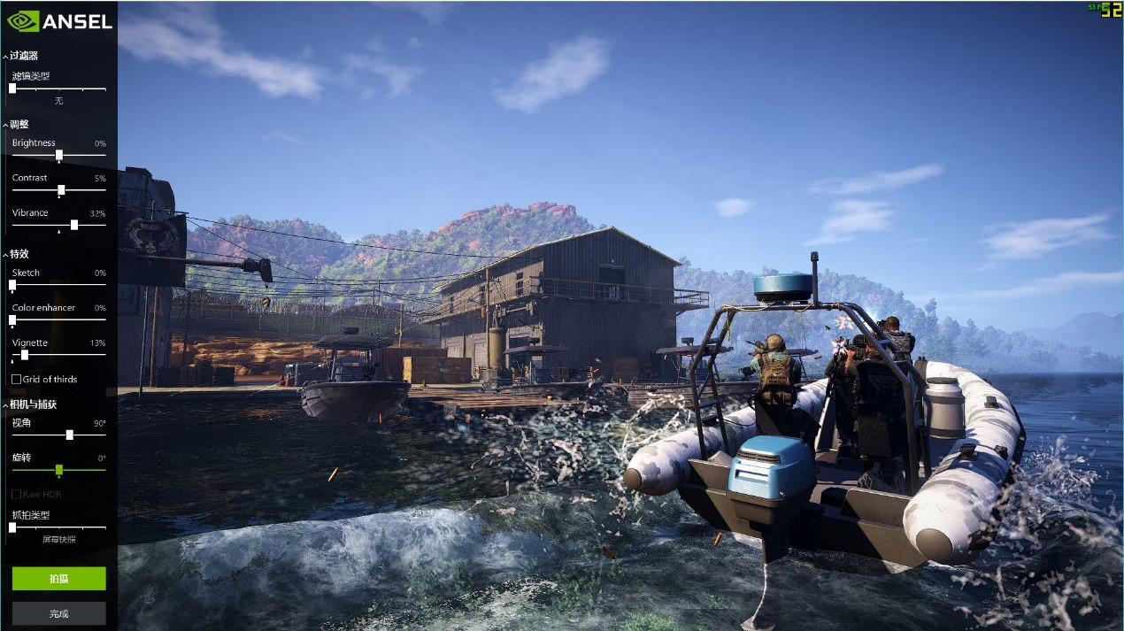 Geforce Gtx 1080 幽灵行动 荒野 Ansel截图测试 Nvidia Jd游戏