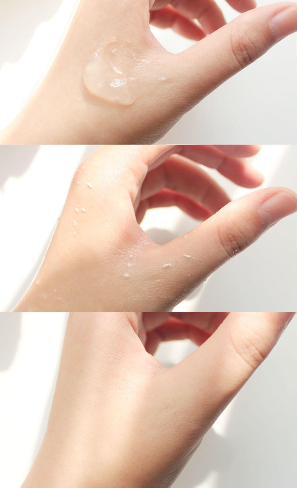 的威胁 轻轻在肌肤上打圈,一会就能揉搓出絮状物,去角质效果立竿见影