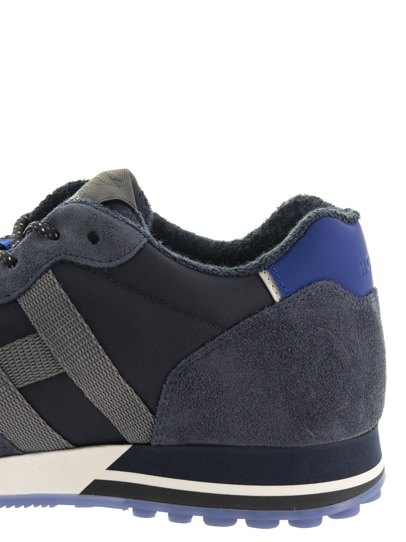 hogan霍根豪格新款男鞋男士蓝色运动鞋hxm3830蓝色95