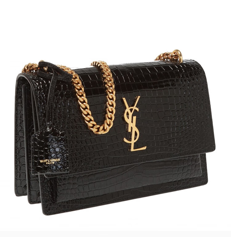 saint laurent/圣罗兰/ysl女款女士黑色斜挎包 442906 黑色 均码