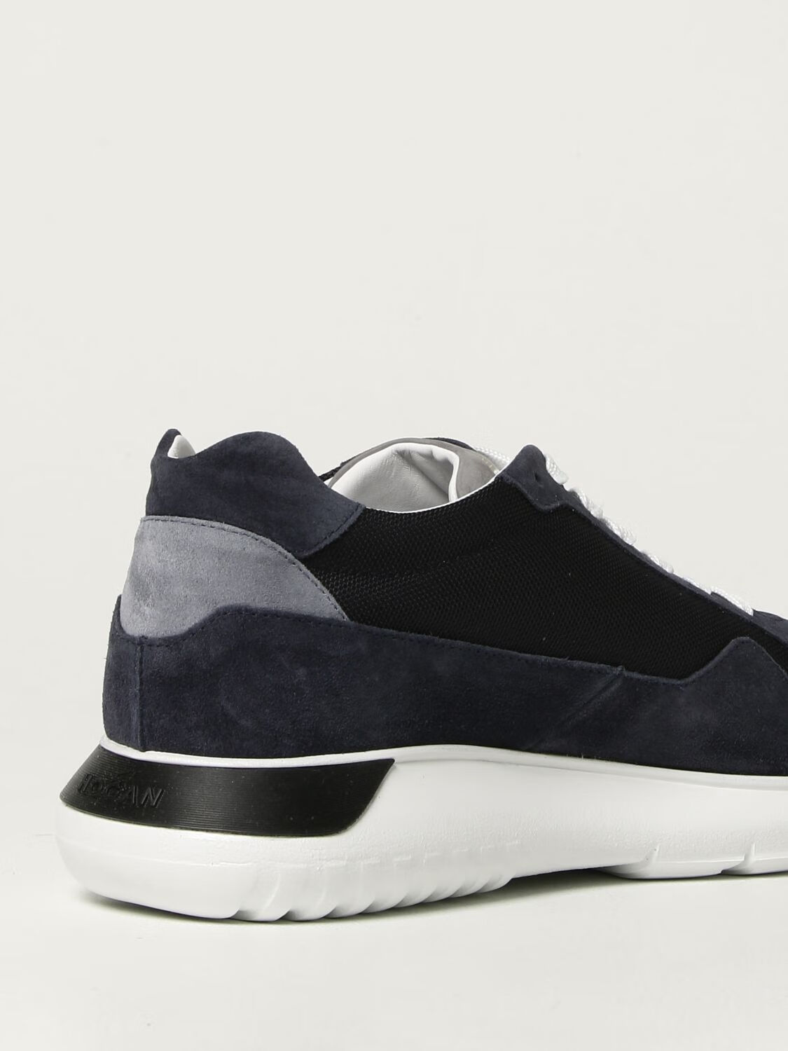 hogan/霍根/豪格新款男鞋男士深蓝色运动鞋跑鞋 hxm3710e 深蓝色 34