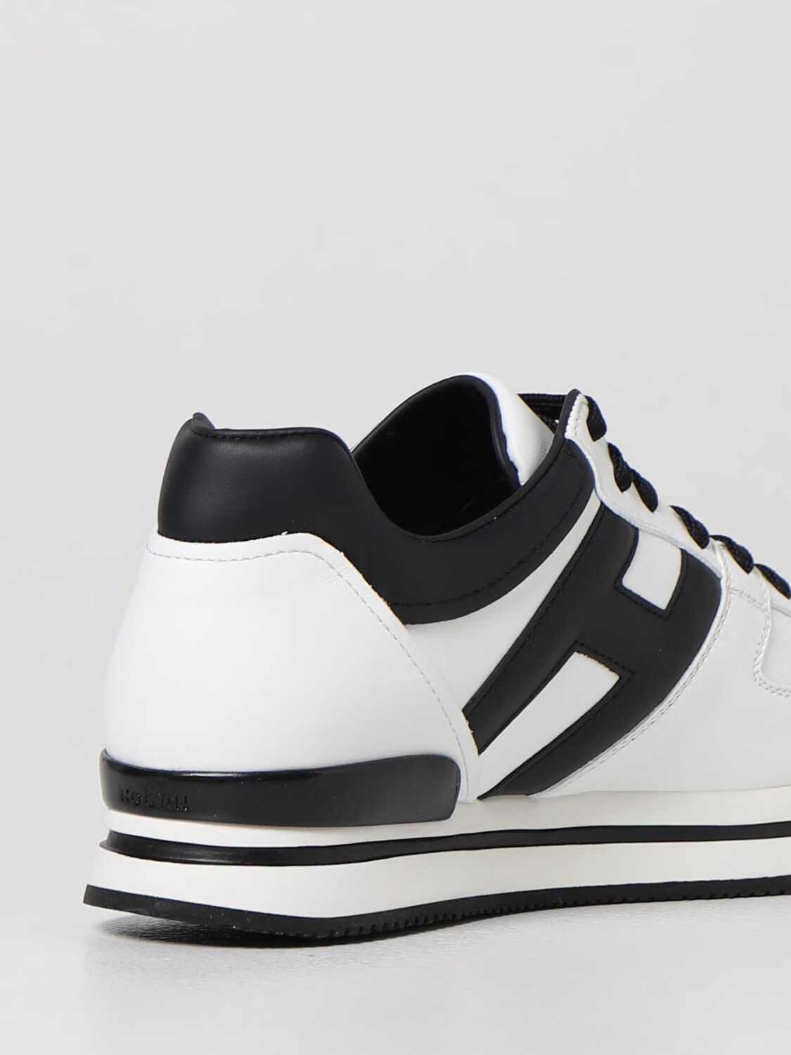 hogan霍根豪格新款女鞋女士白色皮质黑色h标休闲运动鞋hxw222白色41