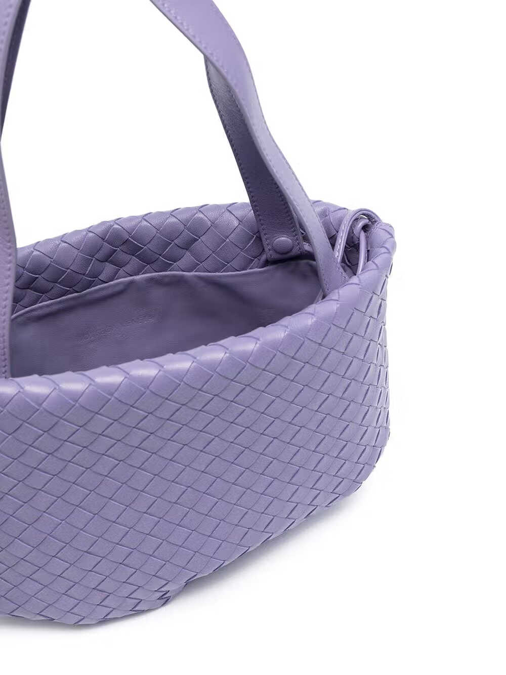 bottega veneta/bv葆蝶家 女士紫色皮质编织手提包v08z1-5130 紫色