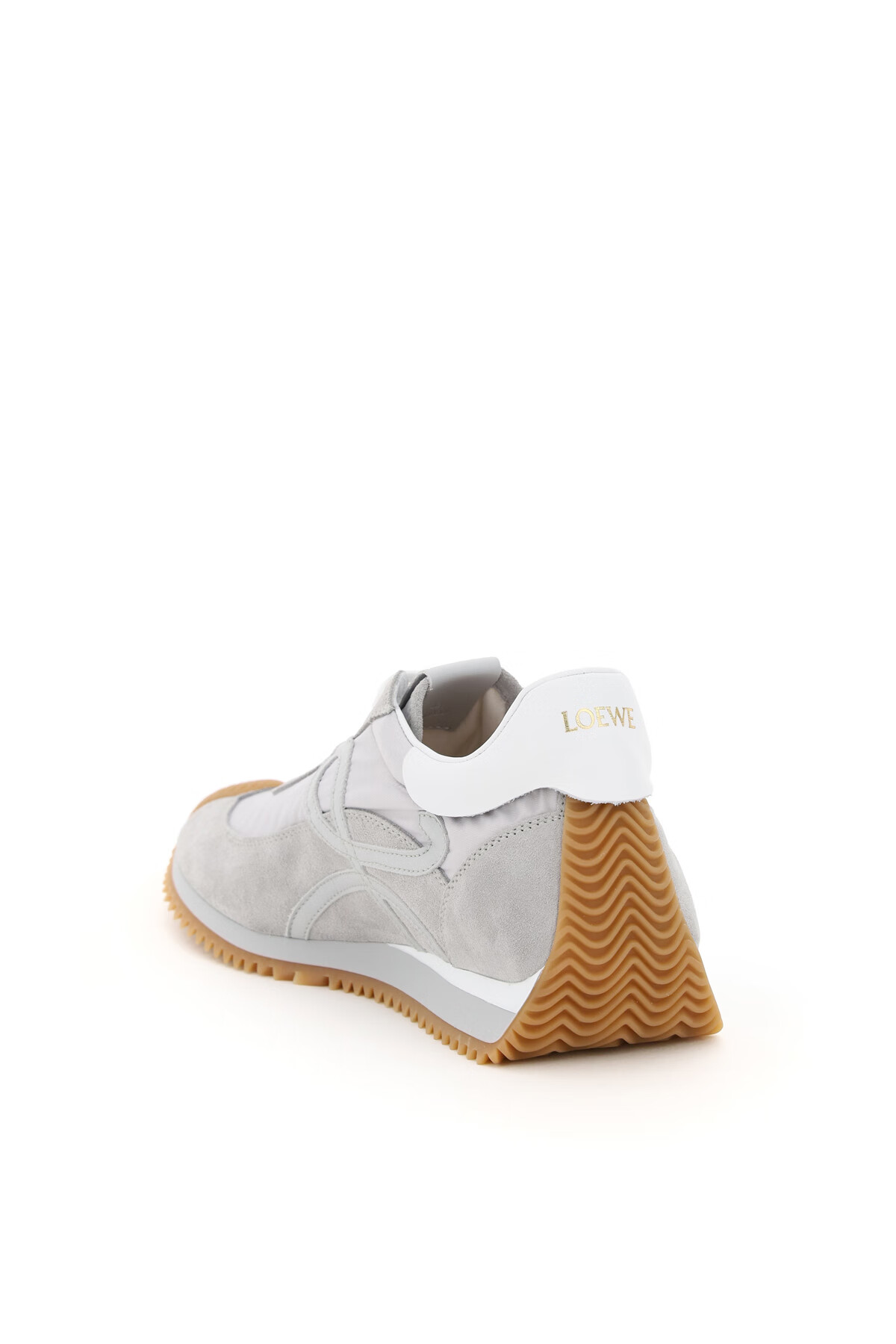 罗意威(loewe)男鞋男士灰色白色拼色平底休闲鞋 m816282 灰色 40