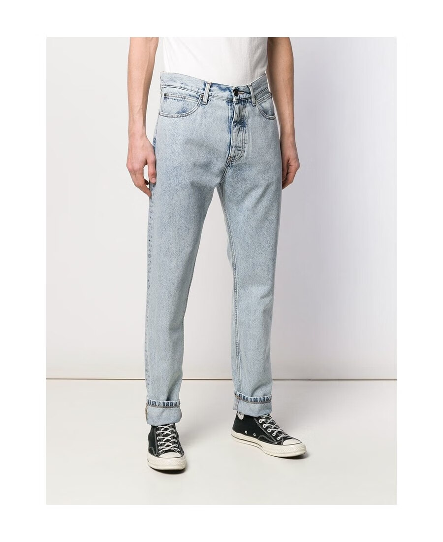 calvin klein /ck 男士浅蓝色棉质休闲牛仔裤 浅蓝色 32【图片 价格