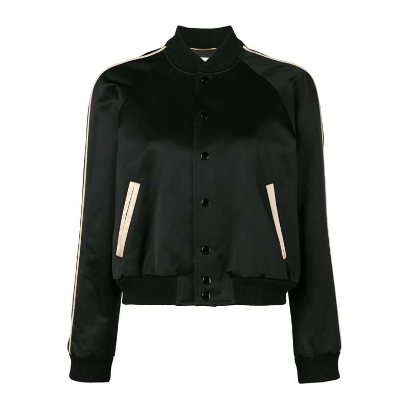 saint laurent/圣罗兰/ysl女款女士黑色外套上衣565341- 黑色 38